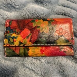 Floral Italian Leather Patricia Nash Wallet